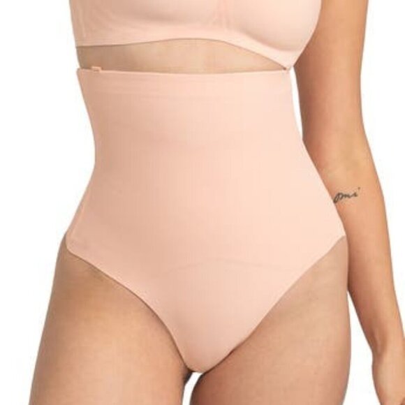 Honeylove SuperPower Thong Seamless Sculpting High-Waisted Side Boning XL NEW - Picture 1 of 10